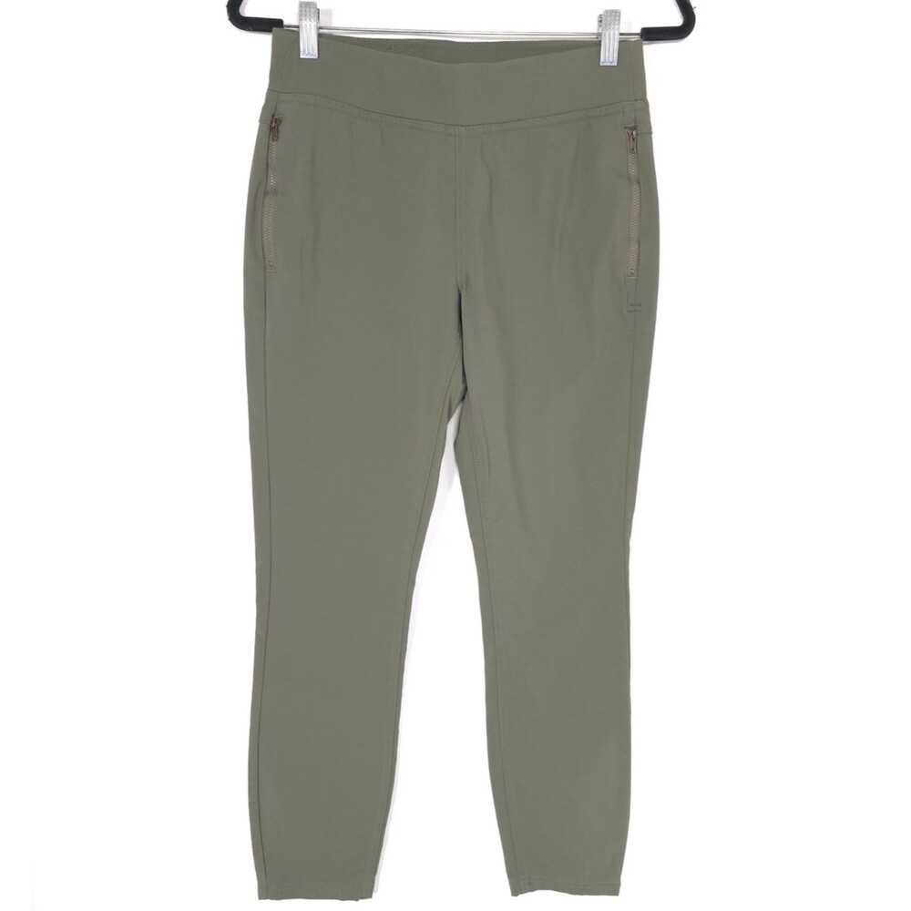 TOAD & CO Women’s Rover Moto Crop Pants 6 Olive Green Stretch T1441005
